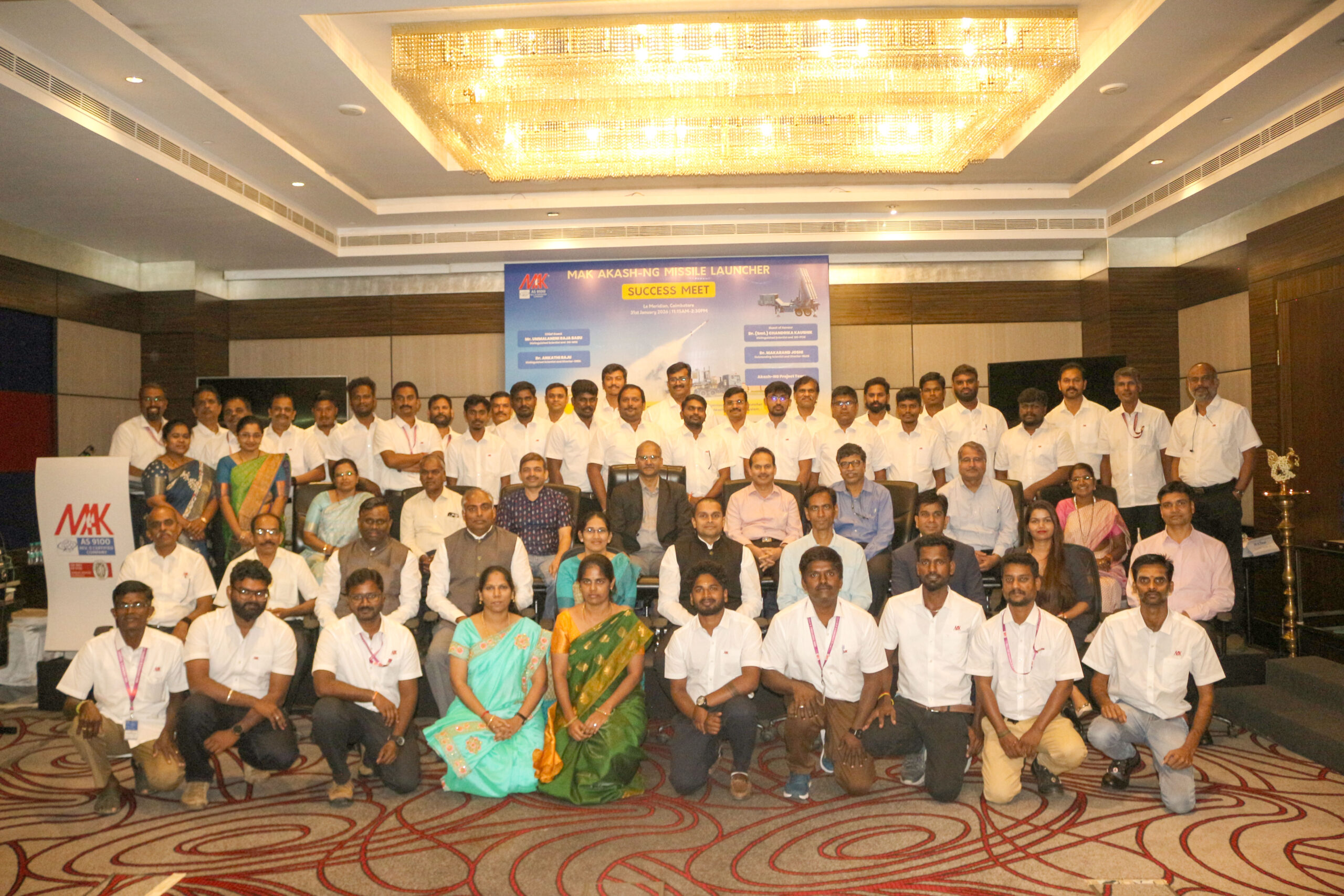 MAK AKASH-NG MISSILE LAUNCHER-SUCCESS MEET