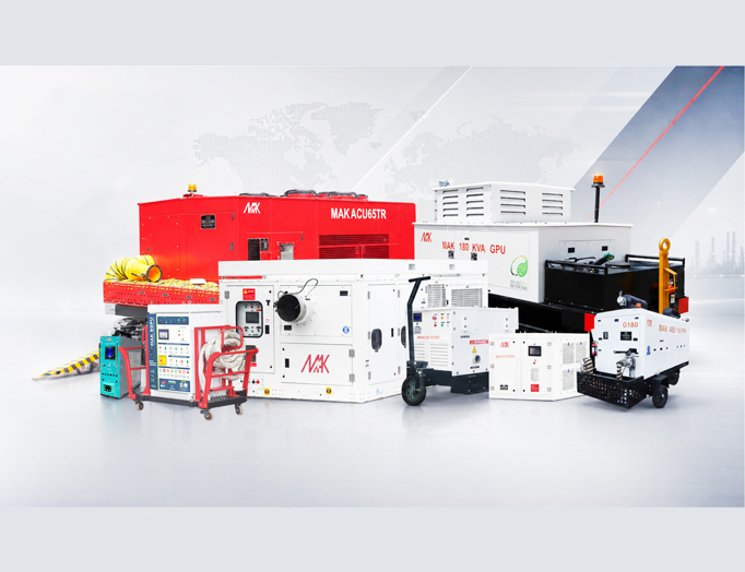 MAK aircraft ground support equipment lineup