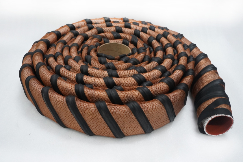 Jet start hose with scuffer jacket